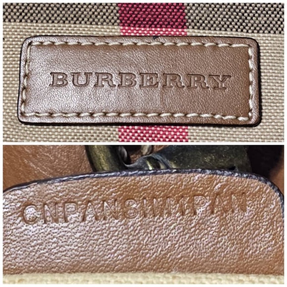 Authentic Burberry Ashby House Checked Hobo Bag & Pochette - Picture 4 of 16